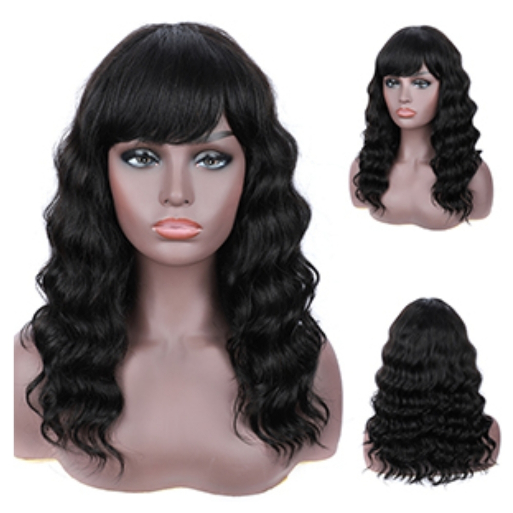 Human hair wig 16"